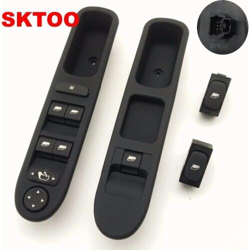 SKTOO 4PCS Automobile Electric Door Switch Window Control Glass-frame Riser 6554.KT For Peugeot 307 307CC 307SW 2000-2007
