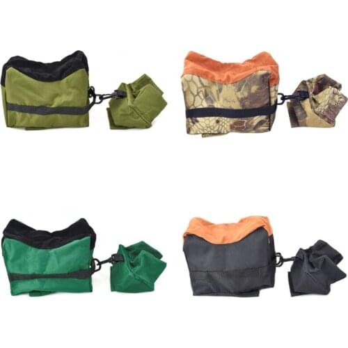 Sports Target Shooting Rest Bags Bench Rest Front Rear Support Sandbag Stand Holders Calibration Clip for Rifle Shooting