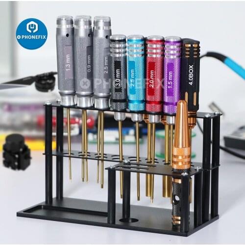18 Holes Screwdriver RC Tools Stand Storage Rack Screwdrivers Organizer Holder for RC Cars Trucks Quadcopters Drones Helicopters