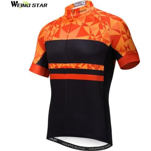 Weimostar Bike Team 2019 Cycling Clothing Summer Short Sleeve Bicycle Cycling Jersey Maillot Ciclismo Quick Dry MTB Bike Jersey