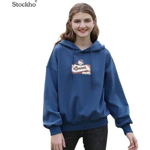 Womens Autumn and Winter Hooded Pullover Fashion Plus Fleece Hoodie 2021 New Womens Cotton Sweater Casual All-match Jacket Top