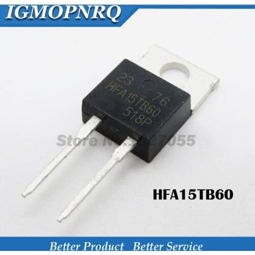 10PCS HFA15TB60 15TB60 TO-220 Rectifier 15A 600V Ultrafast diode New