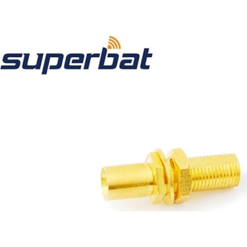 Superbat 5 pcs MCX Adapter MCX Female Jack to Jack Bulkhead RF Coaxial Connector