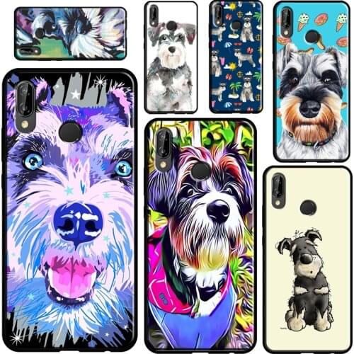 Lovely Dogs Schnauzer For Huawei P20 P40 P30 Pro Mate 20 Lite Nova 5T P Smart 2019 2021 Case For Honor 10i 9X 8X
