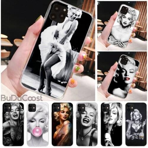 Marilyn Monroe sexy Phone Case for iPhone 8 7 6 6S Plus X 5S SE 2020 XR 11 pro XS MAX 12 12Mini