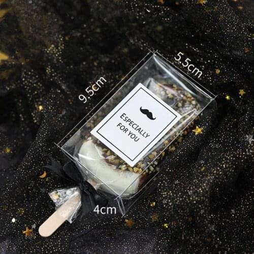 DIY Homemade Popsicle Molds Transparent Popsicle Ice Cream Packing Box Candy Chocolate Cookie Plastic Packaging Box