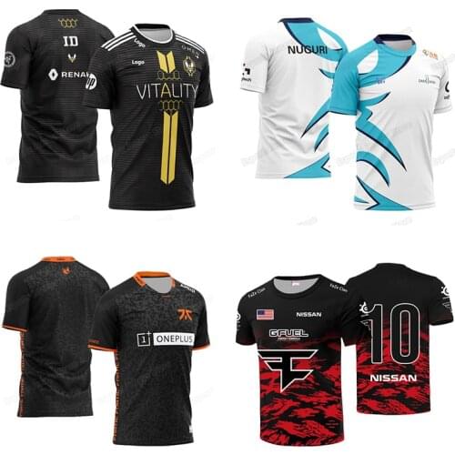 2021 Esports Pro Player Jersey Uniform Customize Team Jerseys Custom Name ID Fans Tshirt Men Women G2 LoL T Shirt