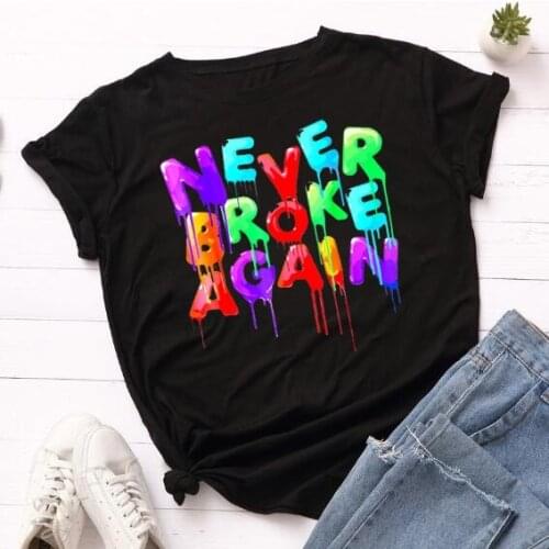 YoungBoy Never Broke Again T Shirt Couple Short Sleeve Harajuku Men Women T-shirt Hip Hop Tee Tops Hipster Streetwear Camiseta