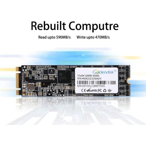 Goldendisk Industrial SSD MLC 512GB/256GB/128GB/64GB/32GB M.2 NGFF SSD Disk SATA III NAND MLC HARD DISK