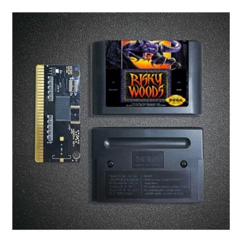 Risky Woods - 16 Bit MD Game Card for Sega Megadrive Genesis Video Game Console Cartridge