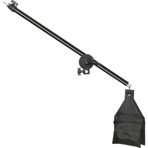 Photo Studio Kit Tripod Light Stand Cross Arm With Weight Bag Photo Studio Accessories Extension Rod 53 -133CM Backdrop Stand