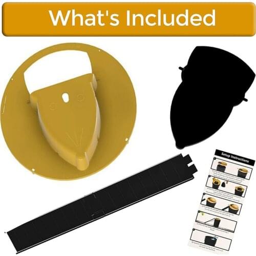 Reusable Plastic Smart Mouse Trap Flip N Slide Bucket Lid Rat Trap Household Rat Catcher Humane Outdoor Indoor Mousetrap