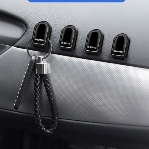 Mini Magnetic Phone Holder Car Clips USB Cable Organizer Storage Car Hook Car Sticker Holder Phone Accessories