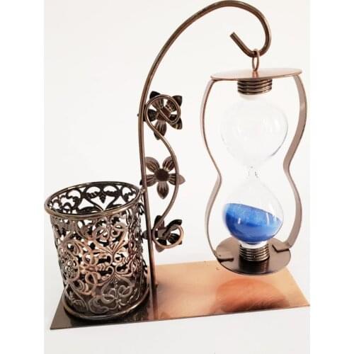 Metal Pen Holder Sand clock