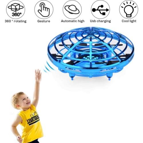 Infrared Sensor Mini Drone Fixed High Suspension Aircraft Parent-child Interaction UFO Flying Saucer Toy Helicopter