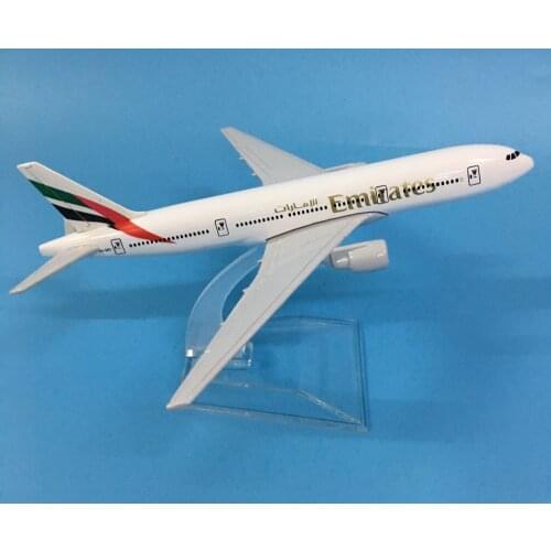 JASON TUTU Aircraft Model Diecast Metal 1:400 16cm Plane Model Airplane Model Emirates Boeing B777 Airplanes Model Plane Toy gif