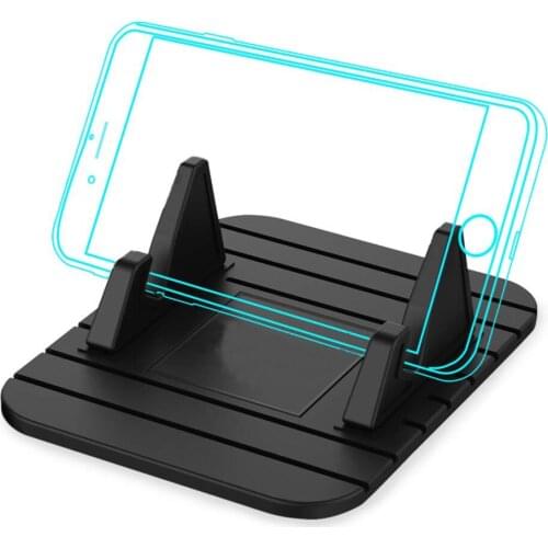 YuanGang Car Dashboard Non-slip Mat Rubber Mount Phone Holder Pad Mobile Phone Stand Bracket For Samsung Xiaomi Mobile Holder