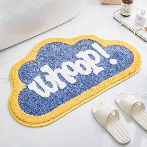 Cloud Floor Mats Household Bathroom Non-slip Mats Toilet Door Mats Quick-drying Absorbent Foot Mats Bathroom Mat