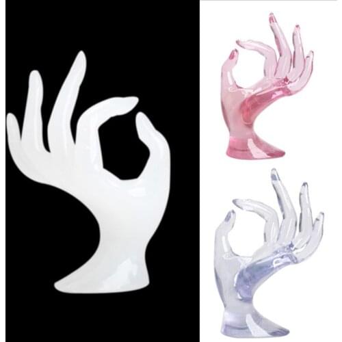 OK Mannequin Hand Bracelet Ring Watch Display Stand Jewelry Holder Prop Decor New Jewelry Organizer Holder Rings Packaging Hot