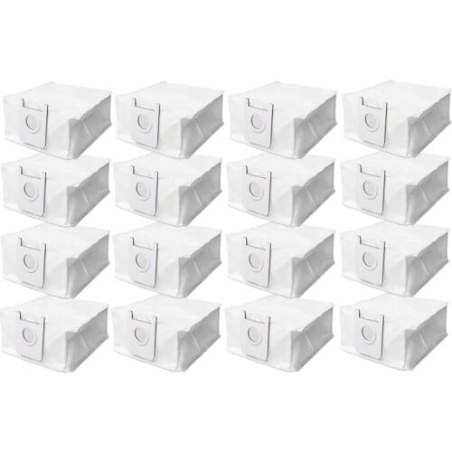 For Roidmi EVE Plus Robot Vacuum Cleaner Dust Bag Garbage Storage Bag Replacement Accessories Professional Parts 16Pack
