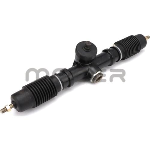 480mm Go Kart Threaded DIY Professional Parts Metal Vehicle Accessories Steering Gear Pinion Assembly Durable Solid Shaft Rack