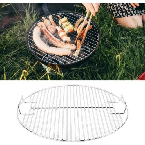 Bbq net Stainless Steel Grilling BBQ Mesh Round Nonstick Cook Grill Grid Grate for Home Outdoors barbecue
