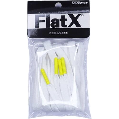 FlatX 8mm White/Yellow Color Metal Tips Shoelaces High Quality Professional Sneaker Laces Shoelace Lacet