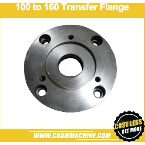 100mm to 160mm Convertible Flange/Mini Lathe Flange/Three Jaw to Three or Four Jaw Chuck Flange