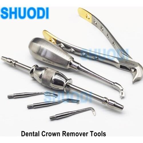 Dental Crown Remover Equipment Dentist Surgical Tool Dentistry Removing Instrument Dental Teeth Crown Removal Kit Spreader Plier