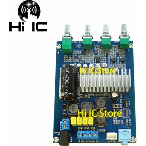 TPA3116 2.0 Assembled Amplifier HiFi Digital Board High Power Amplifiers 2 Channel Stereo Tuned Tone Finished Board 2*50W