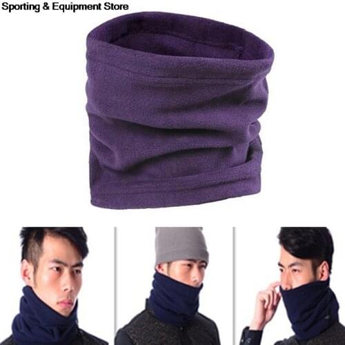 Winter Unisex Women Men Warm Thermal Scarf Snood Neck Warmer Face Mask Beanie Hats Wear Collar