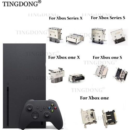 1PCS For Xbox One Slim / Series X Console HDMI -compatible Display Port Socket Jack Connector Part board For XBOX ONE X / S
