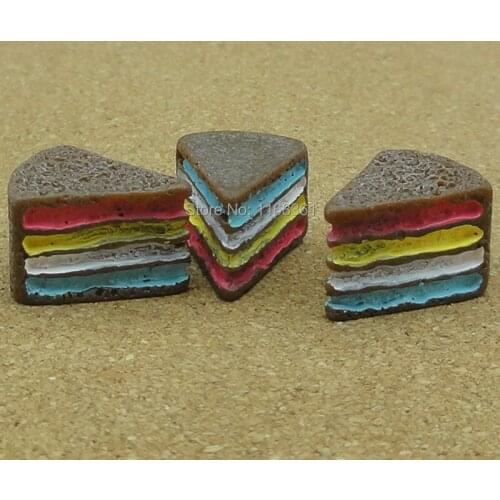 1pcs/lot resin brown color Thousand Layer Cake 16mm Cabochons Scrapbooking Hair Bow Center Card Frame Making Craft DIY B007-2