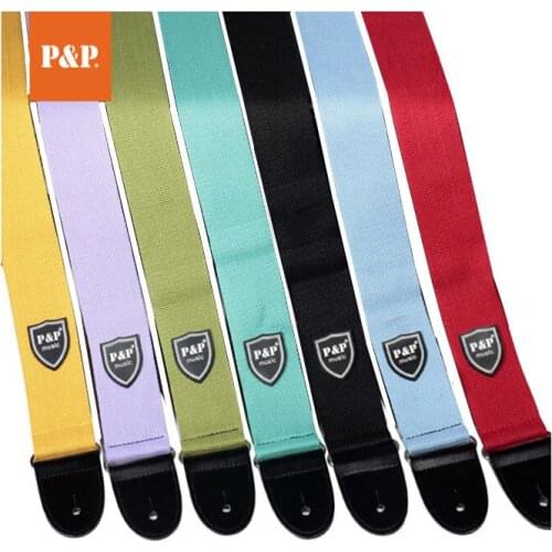 1pcs P&P Pure cotton guitar strap for bass acoustic electric guitar shoulder strap Musical instrument guitar accessories parts