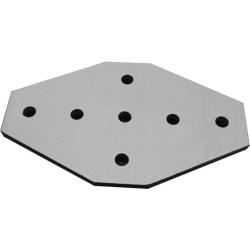 1PCS 7 hole 4040/4545 cross type 90 Degree Joint Board Plate Corner Angle Bracket Connection for Aluminum Profile