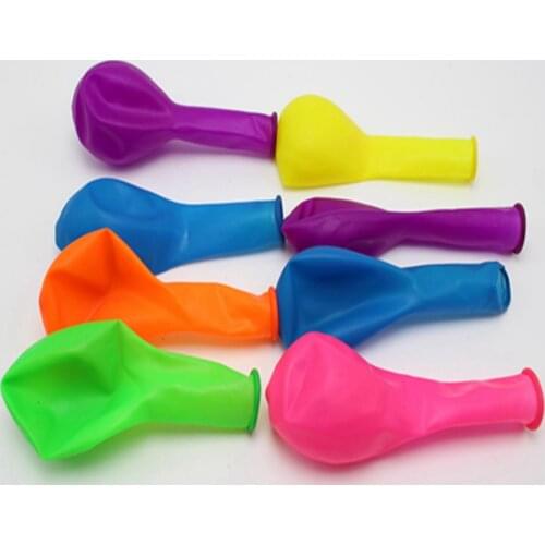 25pcs 12" 3gram Mixed Neon Color Bubble Latex Balloons Celebration Party Wedding