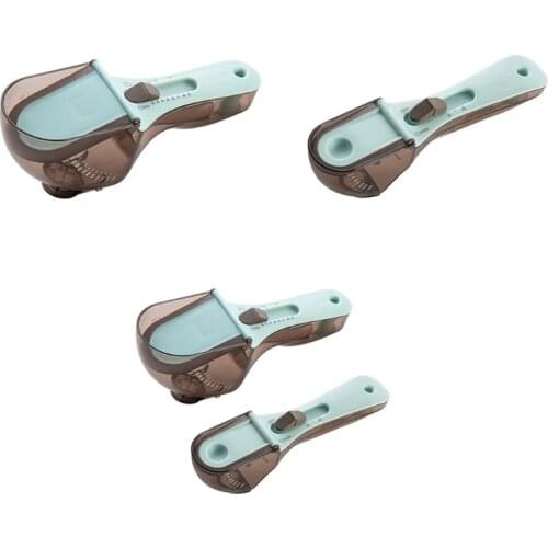 50LB Kitchen Adjustable Measuring Cups and Spoons Set Kitchen Baking Milk Powder