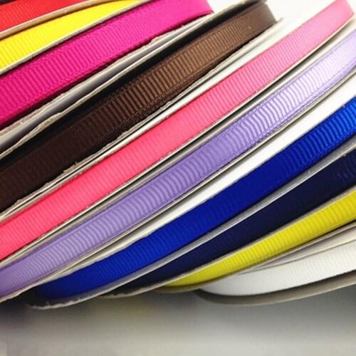 5yards10mm Grosgrain Satin Ribbons for Wedding Christmas Party Decorations DIY Bow Craft Ribbons Supplies