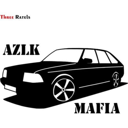 Three Ratels TZ-846 10.8*20cm 1-5 pieces car sticker moskovich azlk mafia auto s removable