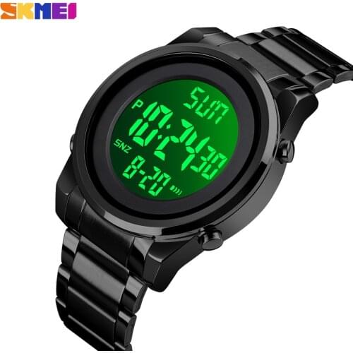 SKMEI Digital Mens Watches Sport Countdown Male Wristwatch Waterproof 2 Time LED Display Alarm Male Clock Relogio Masculino