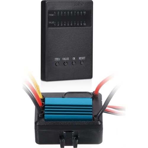 GOOLRC 35A/80A Brushless ESC Electric Speed Controller with Programming Card for 1/16 1/18 RC Car Truck RC Parts Accessories