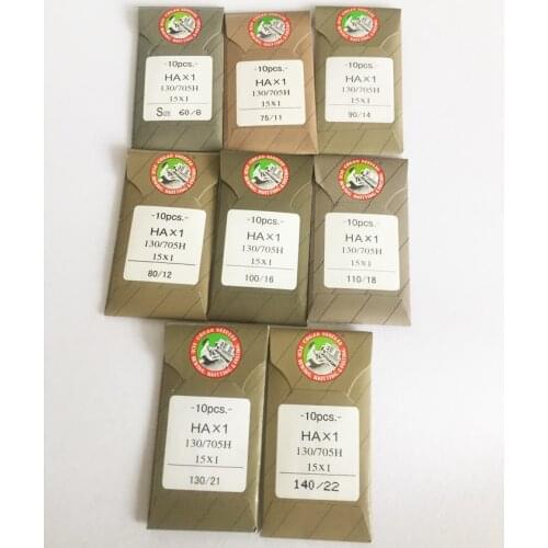 HA*1 Sewing Needles Japan ORGAN House Sewing Machine Needles for SINGER BROTHER size 8,11,12,14, 16 ,18,21,22