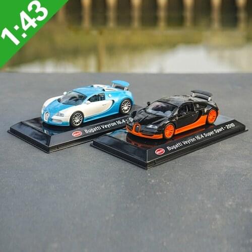 1:43 Bugatti Veyron 16.4 Alloy Model Car Static high simulation Metal Model Vehicles Original Box For Gifts Collection