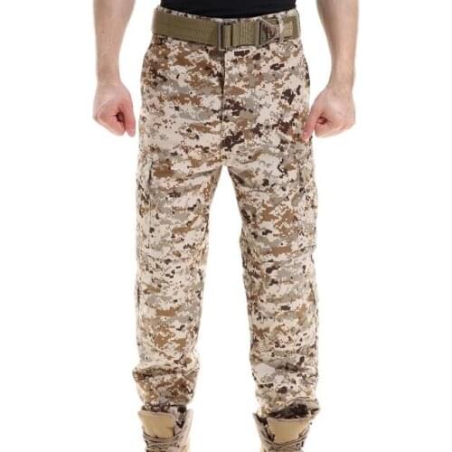 Camouflage pants Men Tactical trouser Cargo Training pants Wearable ACU