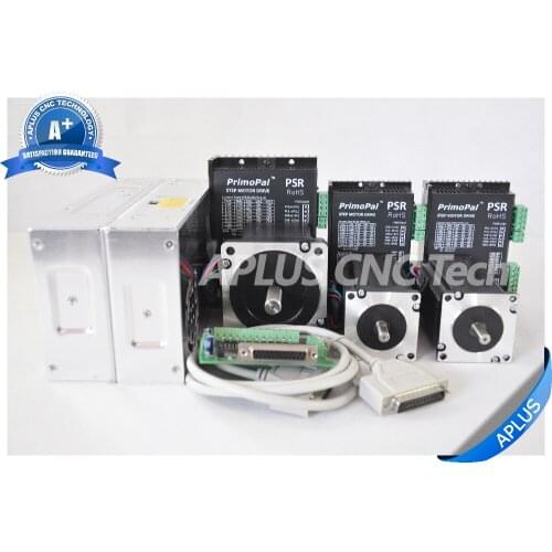 3-Axis Kits, 1 PC NEMA 34 920oz-in & 2 PCS NEMA 23 396oz-in Stepper Motors & Drivers & Power Supplies