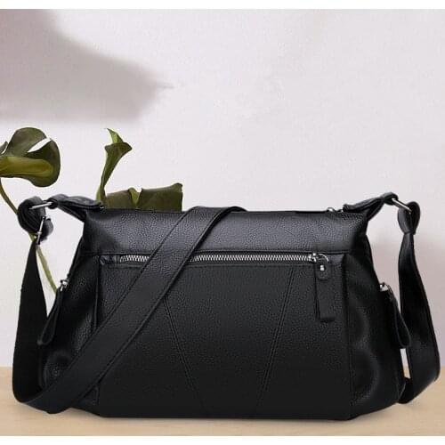 New 2021 Messenger Handbags Retro High capacity Women shoulder bags New PU Leather Casual Solid crossbody bags for women Bolsas