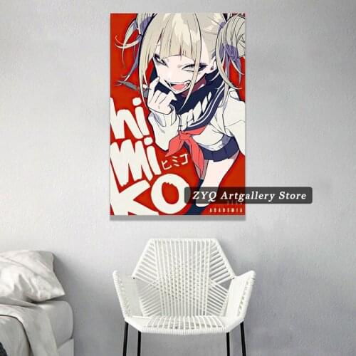 My Hero Academia Anime Poster Himiko Toga -Mha Canvas Wall Art Decor Print Pictures Paintings For Living Room Bedroom Decoration