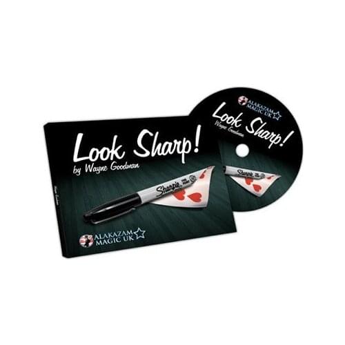Look Sharp! by Wayne Goodman /close-up card magic trick / professional magic trick / free shipping