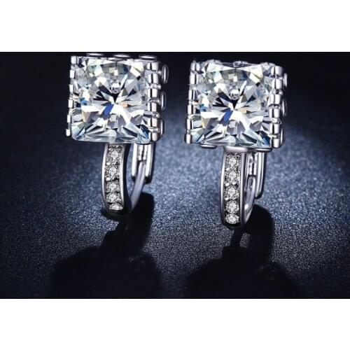 SALE Fashion jewelry Needle name opal Earrings Female Crystal from Swarovskis Woman Christmas gift Wedding jewelry