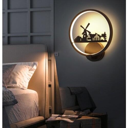 Modern LED Wall Lamps For Bedside Dining Room Aisle Hallway Stairway Living Room Corridor Bedroom Indoor Home Decorative Sconce